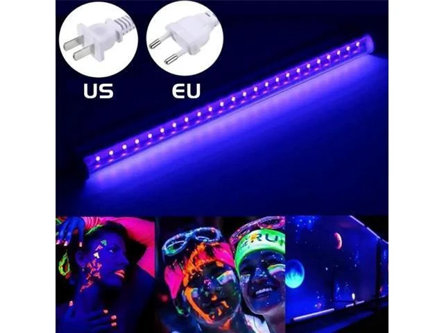 Alt view image 9 of 10 - Disco Light 10W Stage Light DJ UV Purple Tube For Party Christmas Bar Lamp Laser Stage Wall Washer Spot Light Backlight