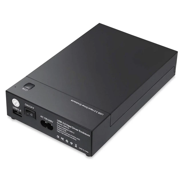Alt view image 13 of 13 - HDD Case 3.5 2.5 SATA to USB 3.0 Adapter External Hard Drive Enclosure Reader for SSD Disk HDD Box Case HD 3.5 HDD Case(UK)