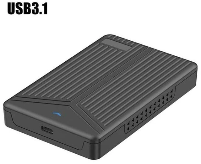 Alt view image 6 of 10 - 2.5 Inch Hard Drive Enclosure USB 3.1 SATA External SSD Hard Drive Case for Notebook PC Support 15mm Solid State Disk USB 3.0