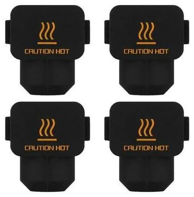 Alt view image 7 of 10 - 3D Printer Accessories - Bamboo A1 Mini Heat End Silicone Sleeve - Black - High Temperature Resistant Anti-Scald Protection Cover