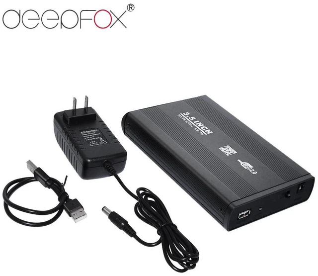 Alt view image 10 of 12 - 3.5 Inch USB 2.0/USB 3.0 SATA External HDD Disk Hard Drive Enclosure Case Cover External Storage Box Support Hard Drive