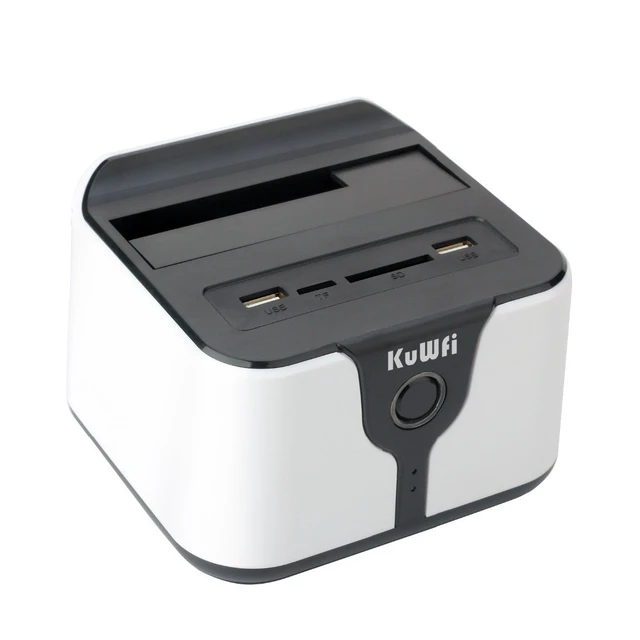 Alt view image 6 of 10 - Sunrise USB 3.0 to SATA External Hard Drive Docking Station all-in-1 Wifi HDD Enclosure Docking Station for 2.5 or 3.5in HDD 5Gbps Wifi Router AP Function Support Windows/IOS/Android/Linux