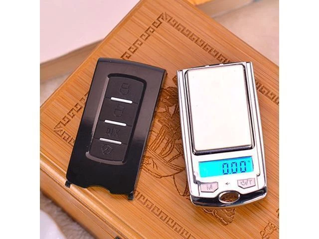 Alt view image 9 of 14 - 2 Pcs Set 0.01g-200g Mini Car Key LCD Digital Balance Weight Pocket Jewelry Diamond Food Scale for Precise Weighing