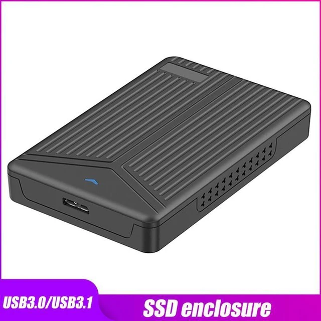 Alt view image 10 of 10 - 2.5 Inch Hard Drive Enclosure USB 3.1 SATA External SSD Hard Drive Case for Notebook PC Support 15mm Solid State Disk USB 3.0