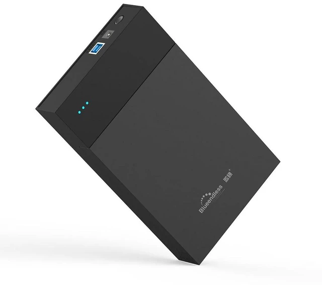 Alt view image 6 of 10 - 3.5'' SATA HDD Hard Drive Enclosure External Hard Drive Case USB 3.03.5" SATA HDD SSD Support 6TB