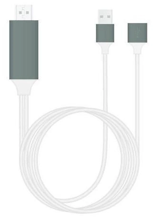 Alt view image 5 of 6 - Wireless screen sharing device is suitable for converting high-definition transmission of Apple and Android mobile phones. Apple model red color