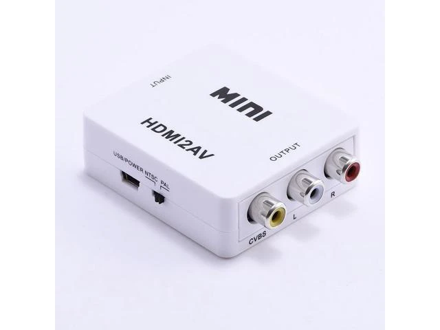 Alt view image 13 of 14 - HDMI to AV Converter, HDMI to 2AV, HDMI to RCA, HDMI Switcher, 1080P
