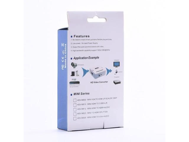 Alt view image 11 of 14 - HDMI to AV Converter, HDMI to 2AV, HDMI to RCA, HDMI Switcher, 1080P