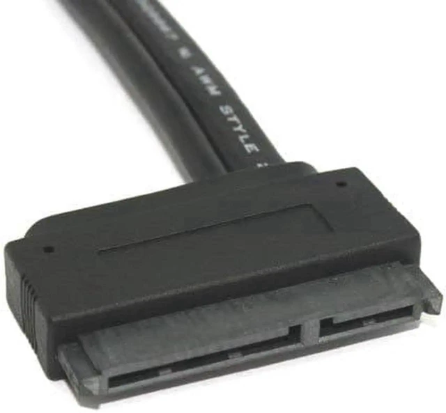 Alt view image 7 of 8 - 100cm Power eSATA (esata+usb) 12V+5V to 2.5 SATA 22pin cable,power supply cable