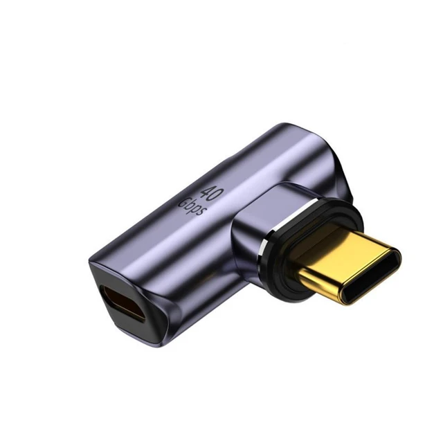 Alt view image 9 of 12 - USB4.0 Thunderbolt3 Magnetic Adapter USB C To Type C 40Gbps 100W Fast Charging Magnet Converter Cable 8K@60Hz USB Type C Adapter(270 Degree)