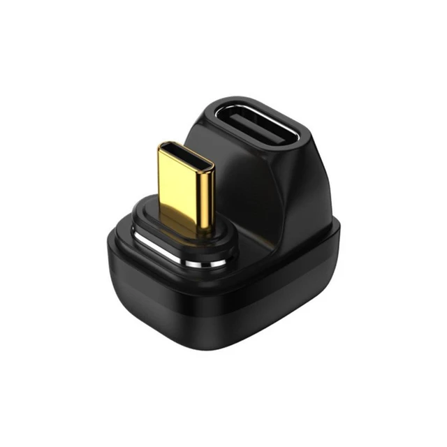 Alt view image 7 of 12 - USB4.0 Thunderbolt3 Magnetic Adapter USB C To Type C 40Gbps 100W Fast Charging Magnet Converter Cable 8K@60Hz USB Type C Adapter(270 Degree)