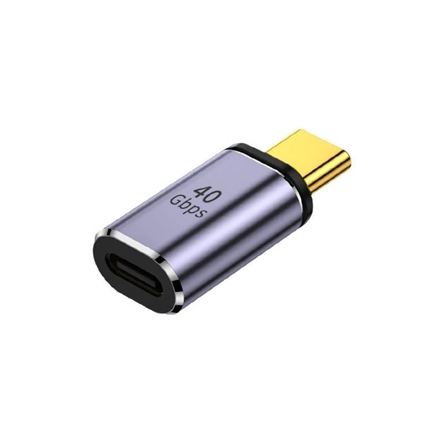 Alt view image 10 of 12 - USB4.0 Thunderbolt3 Magnetic Adapter USB C To Type C 40Gbps 100W Fast Charging Magnet Converter Cable 8K@60Hz USB Type C Adapter(270 Degree)