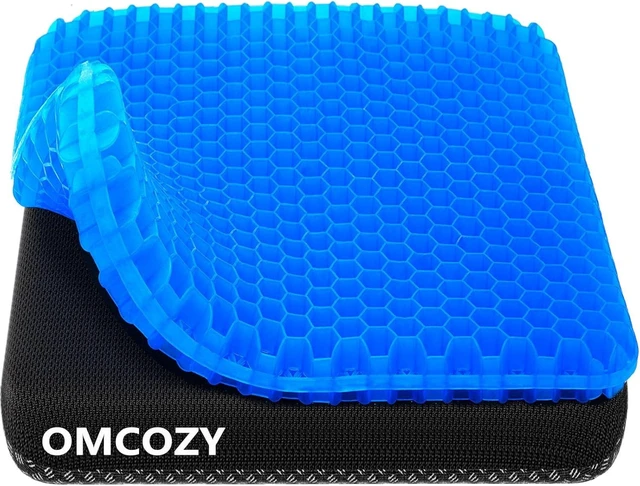 Alt view image 8 of 14 - Gel Seat Cushion Cooling seat Cushion (Super Large & Thick) Breathable Honeycomb Design Absorbs Pressure Points Seat Cushion Gel Cushion for Office Chair Home Car seat Cushion for Wheelchair