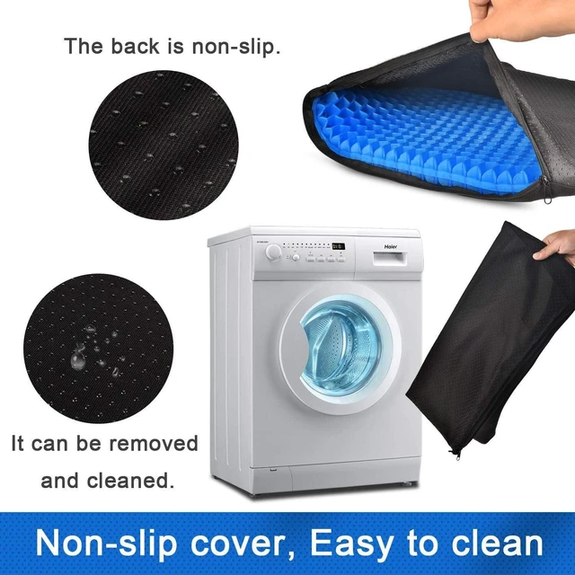 Alt view image 11 of 14 - Gel Seat Cushion Cooling seat Cushion (Super Large & Thick) Breathable Honeycomb Design Absorbs Pressure Points Seat Cushion Gel Cushion for Office Chair Home Car seat Cushion for Wheelchair