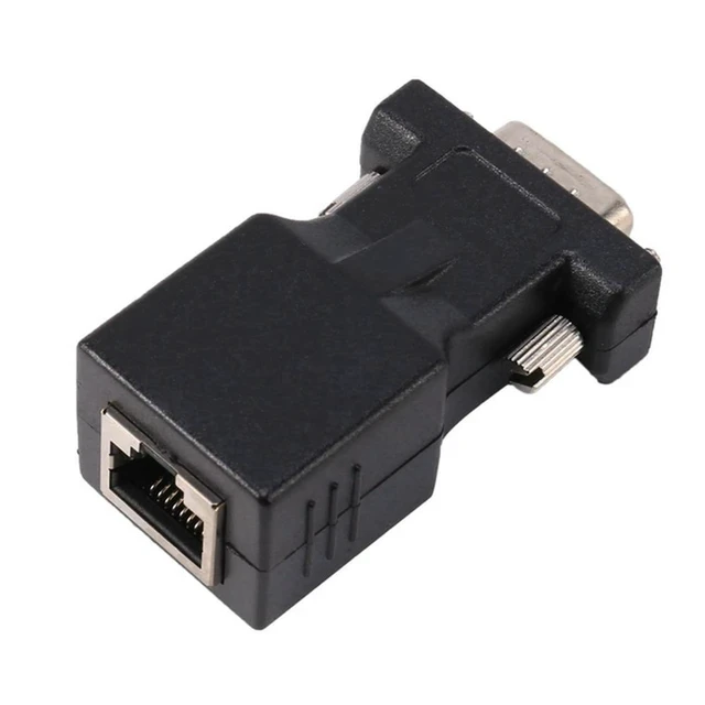 Alt view image 2 of 2 - 20X VGA Extender Male To LAN CAT5 CAT6 RJ45 Network Cable Adapter