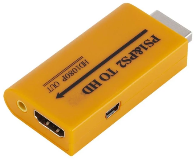 Alt view image 11 of 13 - HD 1080P PS1/PS2 To HDMI-compatible Converter Adapter Wii To HDMI-compatible Converter Adapter for PC HDTV Monitor