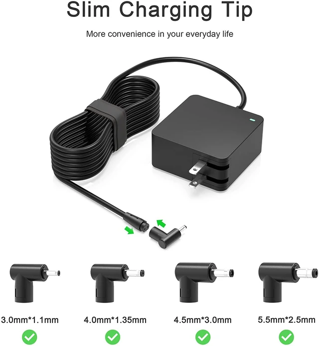 Alt view image 11 of 14 - 65W 45W AC Charger Fit for Asus Laptop (Check The Product Details Page for Models)