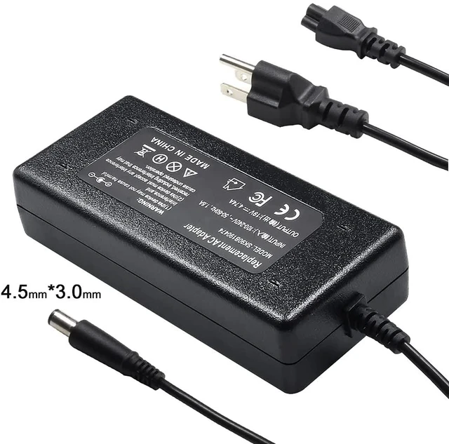 Alt view image 10 of 14 - 90W AC Adapter Laptop Charger for HP 8440p 8470p 8540w 8460p 8560p 2740p 2760p 2560p 2170p 2570p 6930p 8530w 8540p 8460w 8560w 8570p Probook 4430s 4440s 4520s 4530s 4540s Power Cord