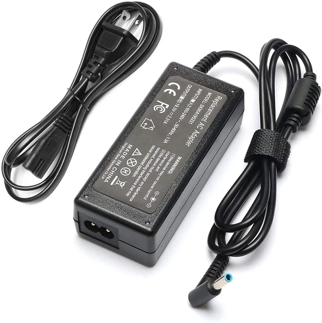 Alt view image 8 of 14 - 213349-009 213349-109 45W Laptop Charger for HP Pavilion X360 11 13 14 15 17 Series 15-f111dx 15-f205dx 15-f211wm 15-f222wm 15-f233wm 15-f272wm 15-f337wm 15-f387wm Power Cord Adapter
