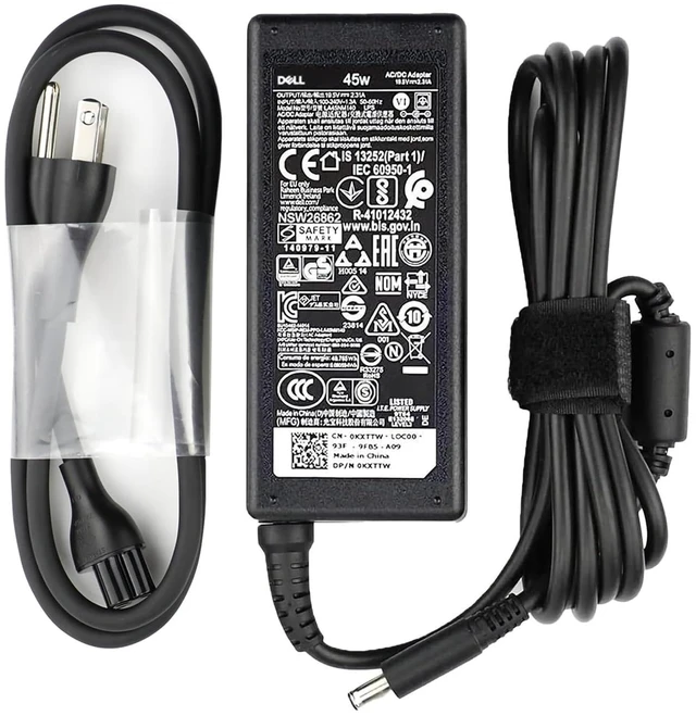 Alt view image 8 of 14 - 45W 4.5 * 3.0mm Laptop Charger Fit for Dell Inspiron 11 13 14 15 17 3000 5000 7000 Series 3552 3555 3558 3565 3567 5551 5552 5555 5558 5559 19.5V 2.31A AC Adapter Power Cord (45W 4.5 * 3.0)