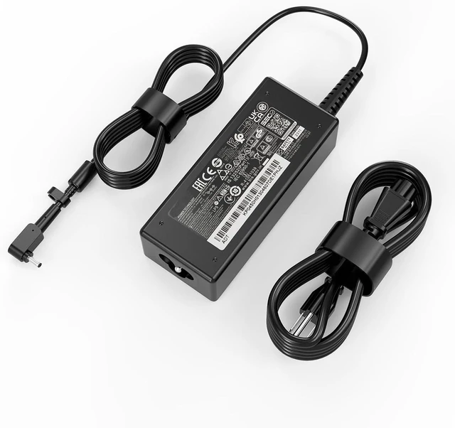 Alt view image 7 of 12 - 45W Laptop Charger Compatible with Acer Aspire 3 15 14 spin14 A314 A315-58 A315-58G A314-22 A314-21 A314-31 A315-34 A315-42 A315-21 A315-22 A315-53 A315-23 A317-55P A315-44P A315-24P A315-57G A314-23P