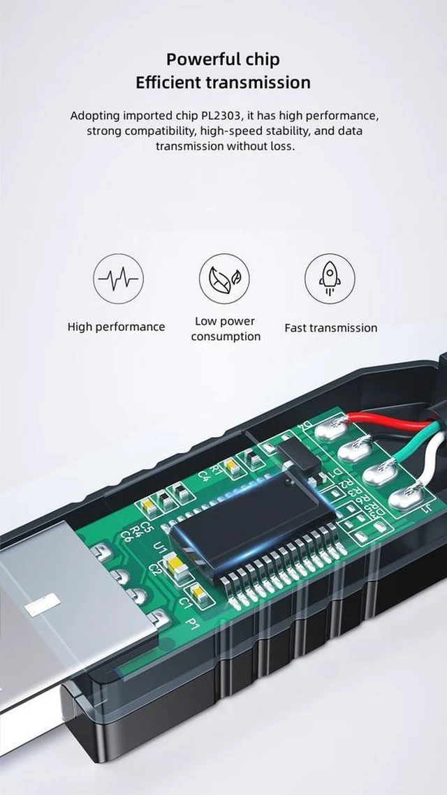 Alt view image 10 of 14 - DTECH IOT5077(GR) USB to RJ45 RS485 Serial Cable - 1M PLC Programming Cable with 3Mbps Speed & 10KV ESD Protection