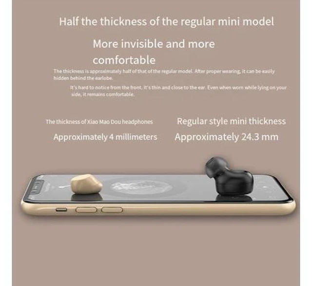 Alt view image 8 of 8 - New mini invisible and compact dual-ear sleep headphones with ultra-long battery life are available for private mold wholesale