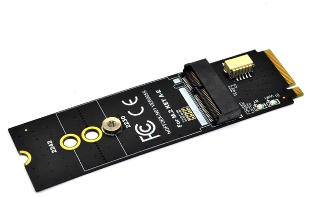 Alt view image 12 of 12 - M.2 Wifi Adapter M.2 M Key to A+E Key Slot Wifi Bluetooth Network Card NGFF NVMe PCI express SSD Port to E key Slot Wifi Adapter
