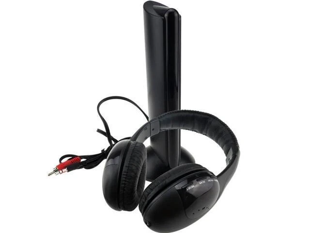 Alt view image 8 of 10 - 5 in 1 Headset Wireless Headphones Cordless RF Headset Earphones For TV DVD PC#T2