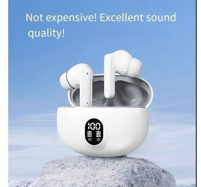 Alt view image 6 of 8 - NE-103 digital display wireless noise-cancelling Bluetooth headphones, painless tws gaming universal Bluetooth headphones with large battery life