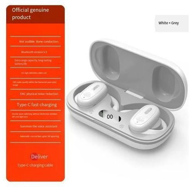 Alt view image 8 of 8 - Private mold rotatable over-ear Bluetooth headphones, new soft rubber electronic display, ultra-long battery life, seamless delay, Bluetooth 5.3