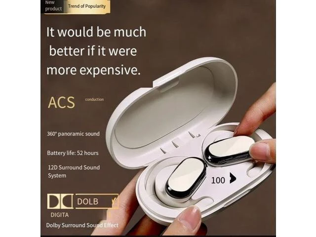Alt view image 6 of 8 - Over-ear Bluetooth headphones, non-in-ear wireless headphones, painless when worn for a long time, high-quality sound sports headphones, specially designed for running