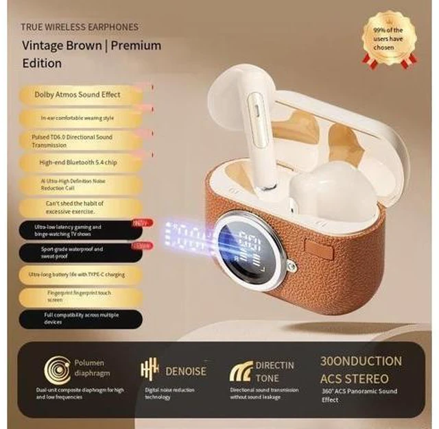 Alt view image 7 of 8 - The new cross-border BT33 wireless Bluetooth headphones are semi-in-ear noise-cancelling, sporty, retro, long-lasting and high-quality mobile phones