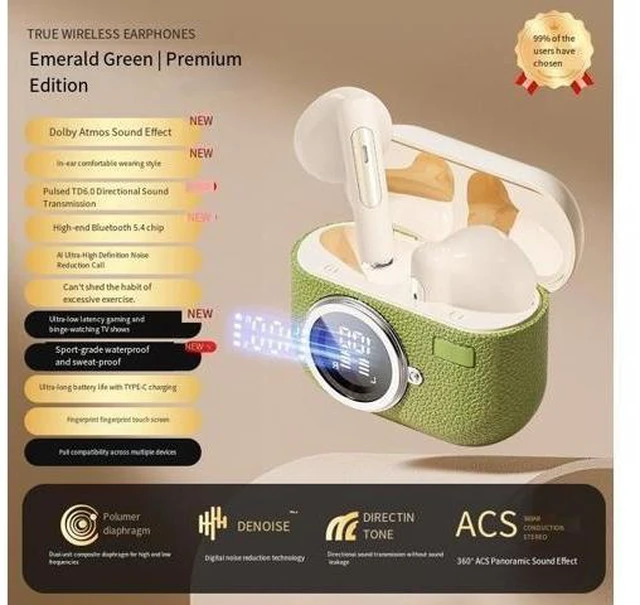 Alt view image 8 of 8 - The new cross-border BT33 wireless Bluetooth headphones are semi-in-ear noise-cancelling, sporty, retro, long-lasting and high-quality mobile phones