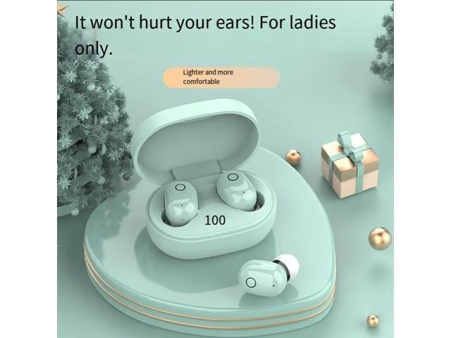 Alt view image 7 of 10 - The wireless in-ear E6S Bluetooth headphones are cute, noise-cancelling, sports, high-quality sound, long-lasting and suitable for smartphones