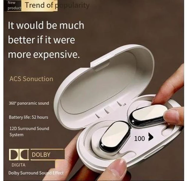 Alt view image 7 of 8 - New cross-border non-in-ear wireless headphones that don't hurt when worn for a long time, high-quality sports headphones
