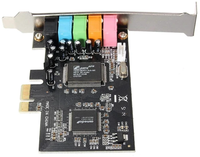 Alt view image 6 of 6 - PCI Express PCI E 5.1 Channel 3D Audio 6 Channels Digital Sound Card For win XP