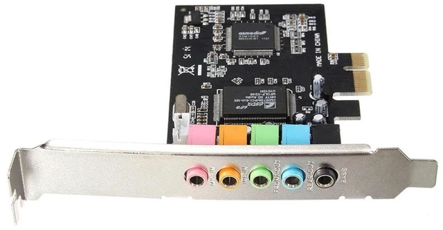 Alt view image 5 of 6 - PCI Express PCI E 5.1 Channel 3D Audio 6 Channels Digital Sound Card For win XP