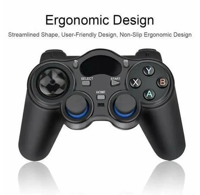 Alt view image 10 of 10 - 2.4G Wireless Game Gamepad Joystick With USB Converter Adapter For Android TV Box Tablets PC Game Joystick Controller