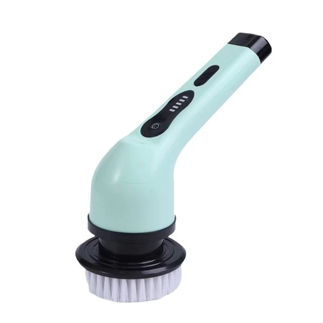 Alt view image 14 of 14 - Electric Spin Scrubber, Cordless Power Cleaning Brush for Kitchen Bathroom Floor Tile, Multi-Function Handheld Cleaner Tool white 3-in-1