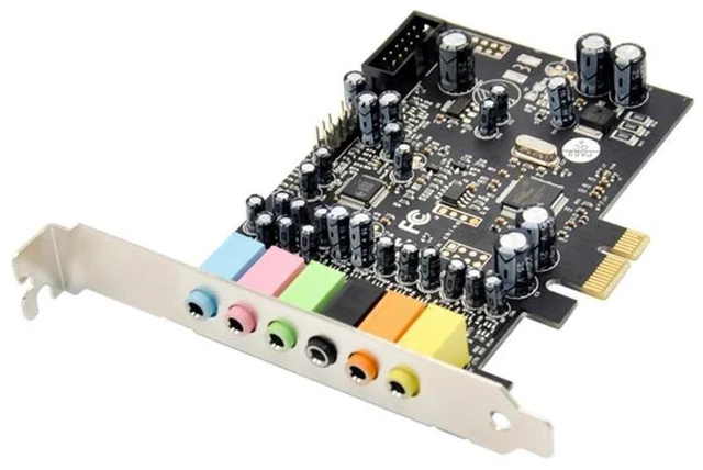Alt view image 8 of 14 - Pcie 7.1CH Sound Card Stereo Surround Sound PCI-E Built-In 7.1 Channel Audio Audio System CM8828 eokCXOY