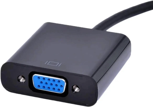 Alt view image 14 of 14 - Micro HDMI to VGA Cable Adapter Converter 15 Pin d Sub Micro HDMI Gold Male to VGA Female Connector Cord for Laptop Computer Connect to Monitor Apply to PC MAC PS4 Projector etc