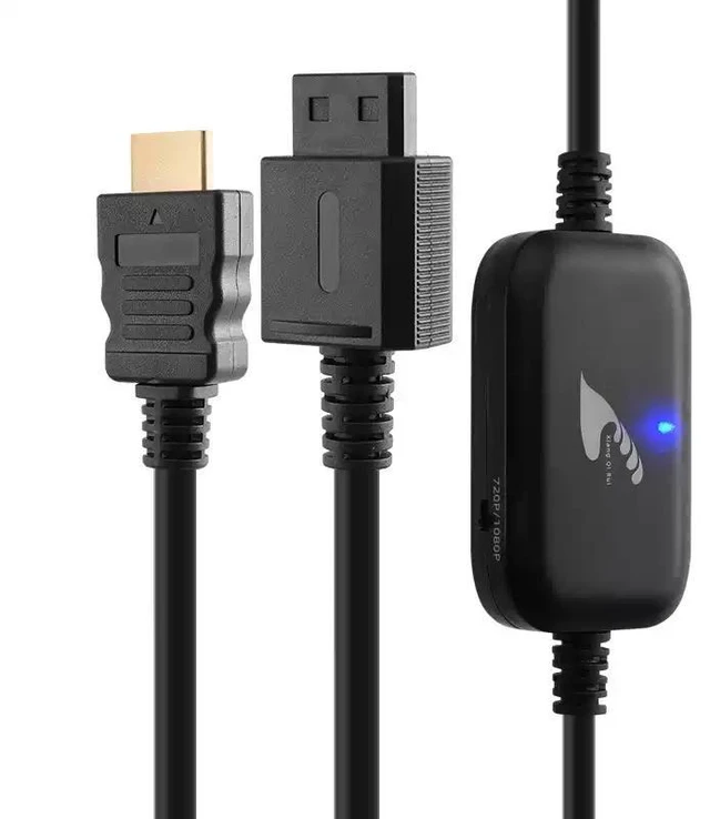 Alt view image 9 of 14 - ENFAIN Wii to HDMI HD Cable 2M Video Converter Cable for Nintendo Wii, PVC Jacket, Bare Copper Core