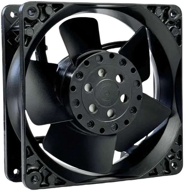 Alt view image 5 of 6 - for ebmpapst 4606N Cooling Fan, High Temperature Resistant Axial Cooling Fan 2-Pin 115V-AC 50-60Hz 0.235A 120x120x38mm 2950RPM