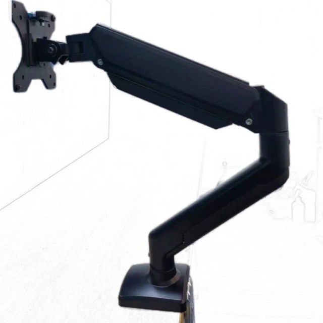Alt view image 7 of 10 - Monitor Stand Riser Height Adjustable, Fits 17-32 Inch Screens, Supports up to 10kg / 22lbs - black