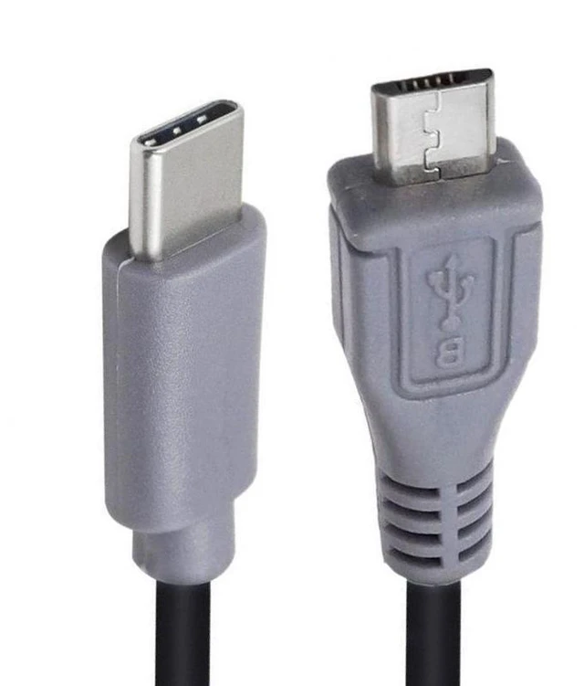 Alt view image 5 of 8 - type-c to micro usb data cable, Android phone bidirectional otg adapter cable, data transfer charging cable copper
