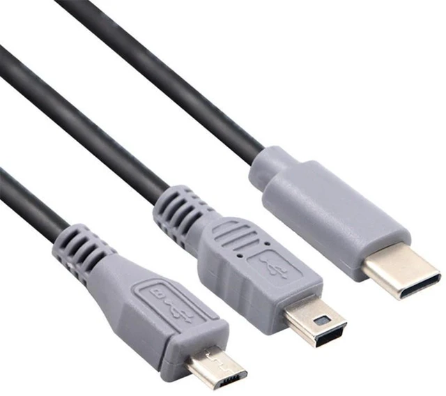 Alt view image 7 of 8 - type-c to micro usb data cable, Android phone bidirectional otg adapter cable, data transfer charging cable copper