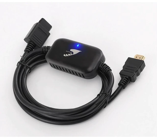 Alt view image 10 of 14 - ENFAIN N64/NGC/SNES to HDMI High-Definition Cable 2 meters (SV)