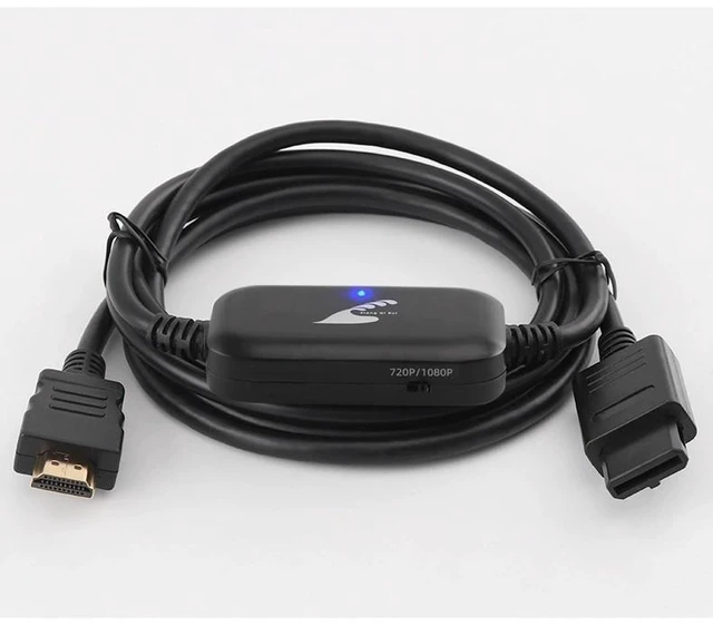 Alt view image 11 of 14 - ENFAIN N64/NGC/SNES to HDMI High-Definition Cable 2 meters (SV)