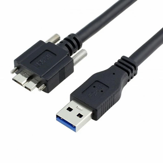 Alt view image 12 of 14 - Xiwai 8m USB 3.0 A Type Repeater Cable Male to Micro USB 3.0 B Male with Mount Panel Screws for Camera